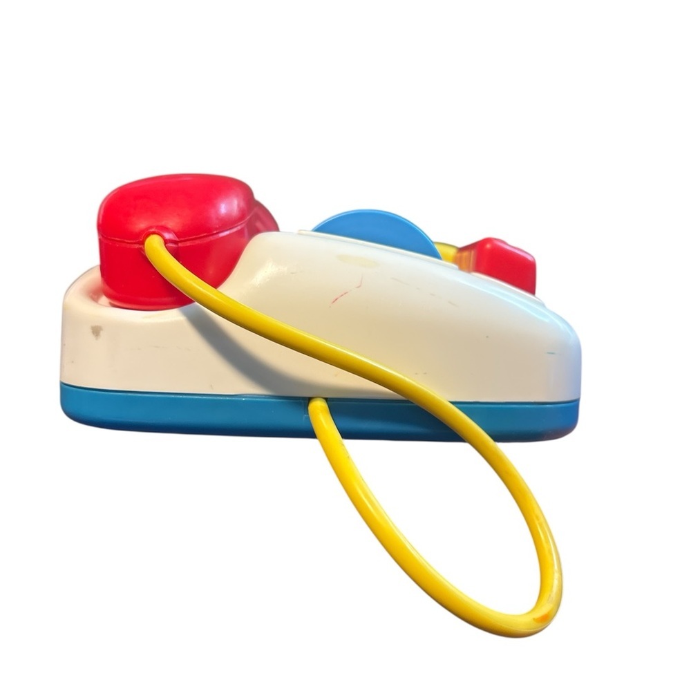 Fisher Price Buttons & Bells Vintage Toddler Telephone Push Buttons Ring Bells - Picture 5 of 5